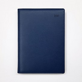2021 위클리 다이어리 25절 - 인조가죽(남색)
